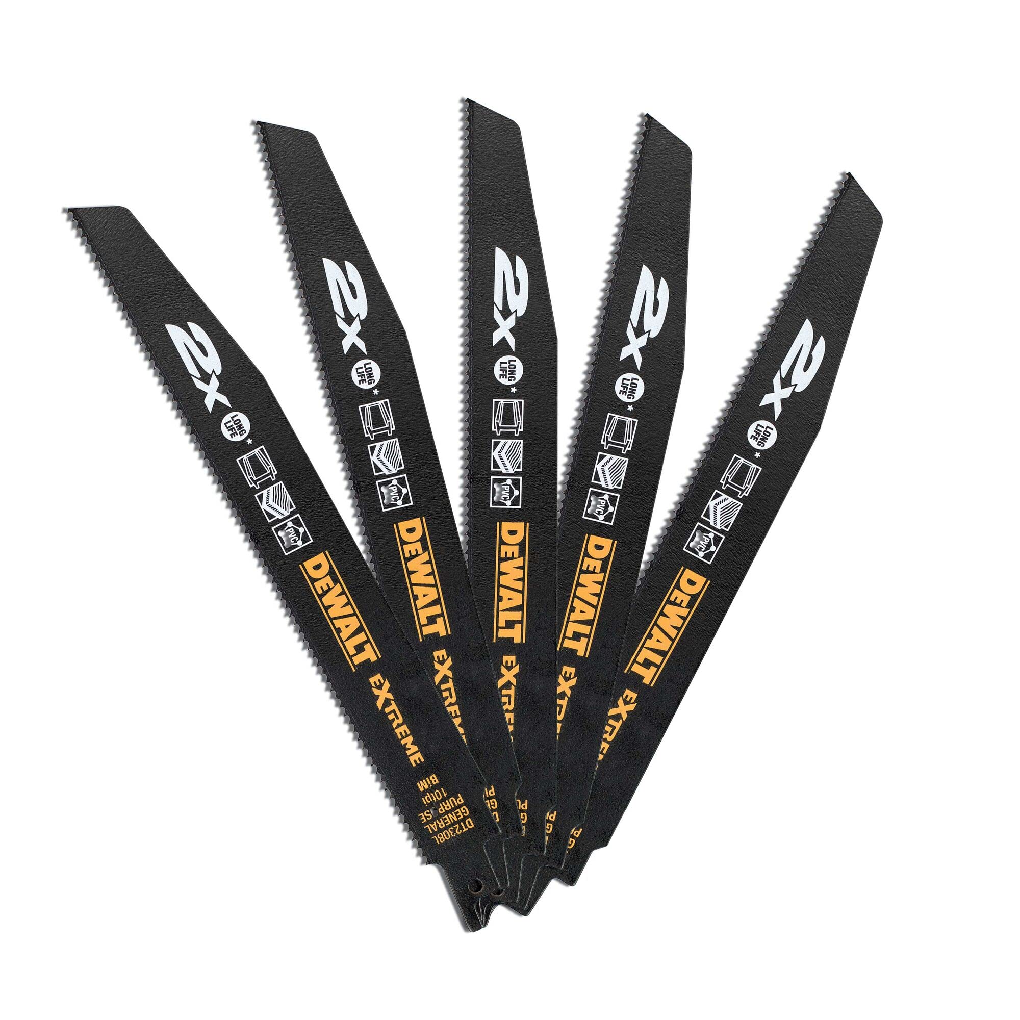 DeWalt DEWALT Saebelsaegeblatt BIM Multi 228mm 5Stk