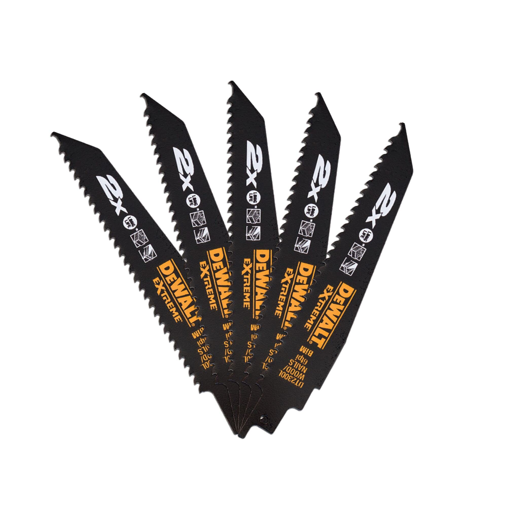 DeWalt DEWALT Saebelsaegeblatt BIM Holz 152mm 5Stk