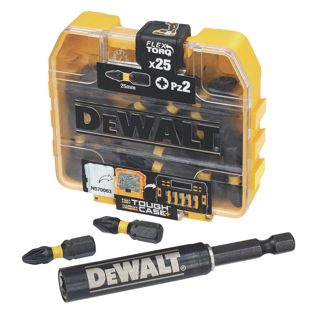 DeWalt Coffret de 25 embouts de visseuse à choc PZ2 25mm