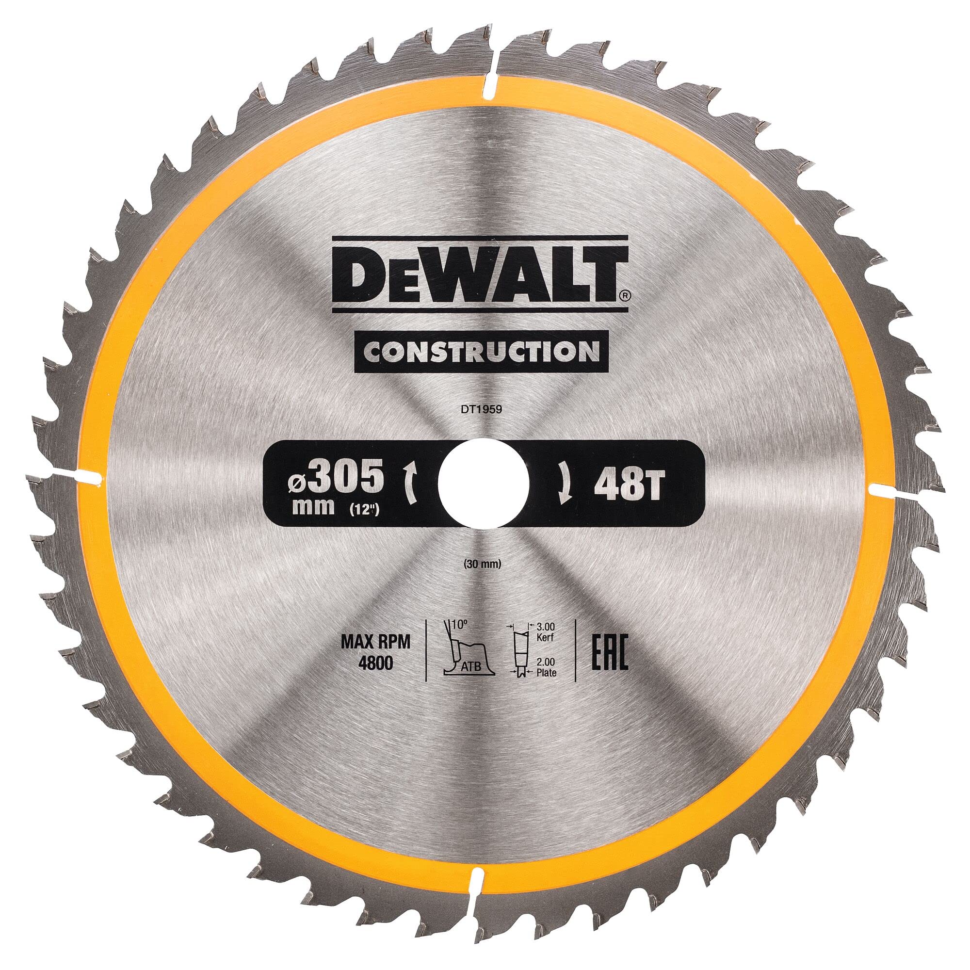 DeWalt DEWALT Kreissaegeblatt Stat. 305/30mm 48WZ