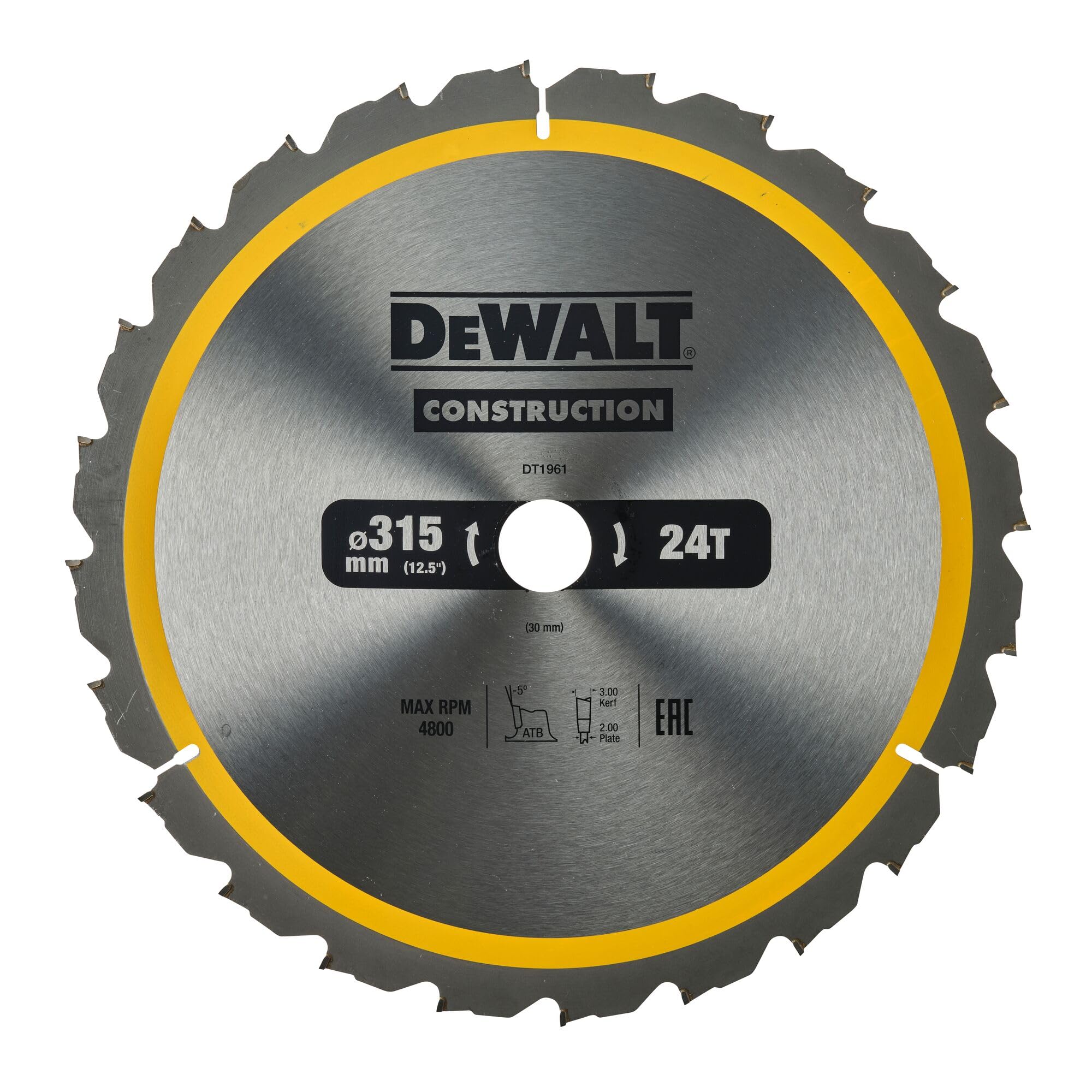 DeWalt DEWALT Kreissaegeblatt Stat. 315/30mm 24WZ