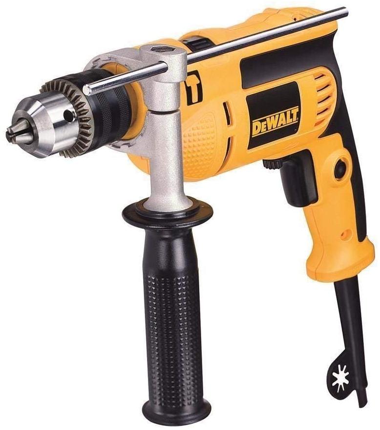 DeWalt Perceuse à percussion 700W Poignée réglable Butée de profondeur DEWALT DWD024