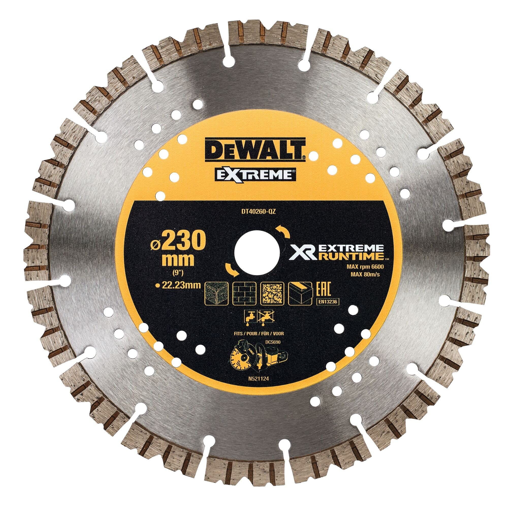 DeWalt DEWALT Flexvolt Diamanttrennscheibe 230/22.2mm