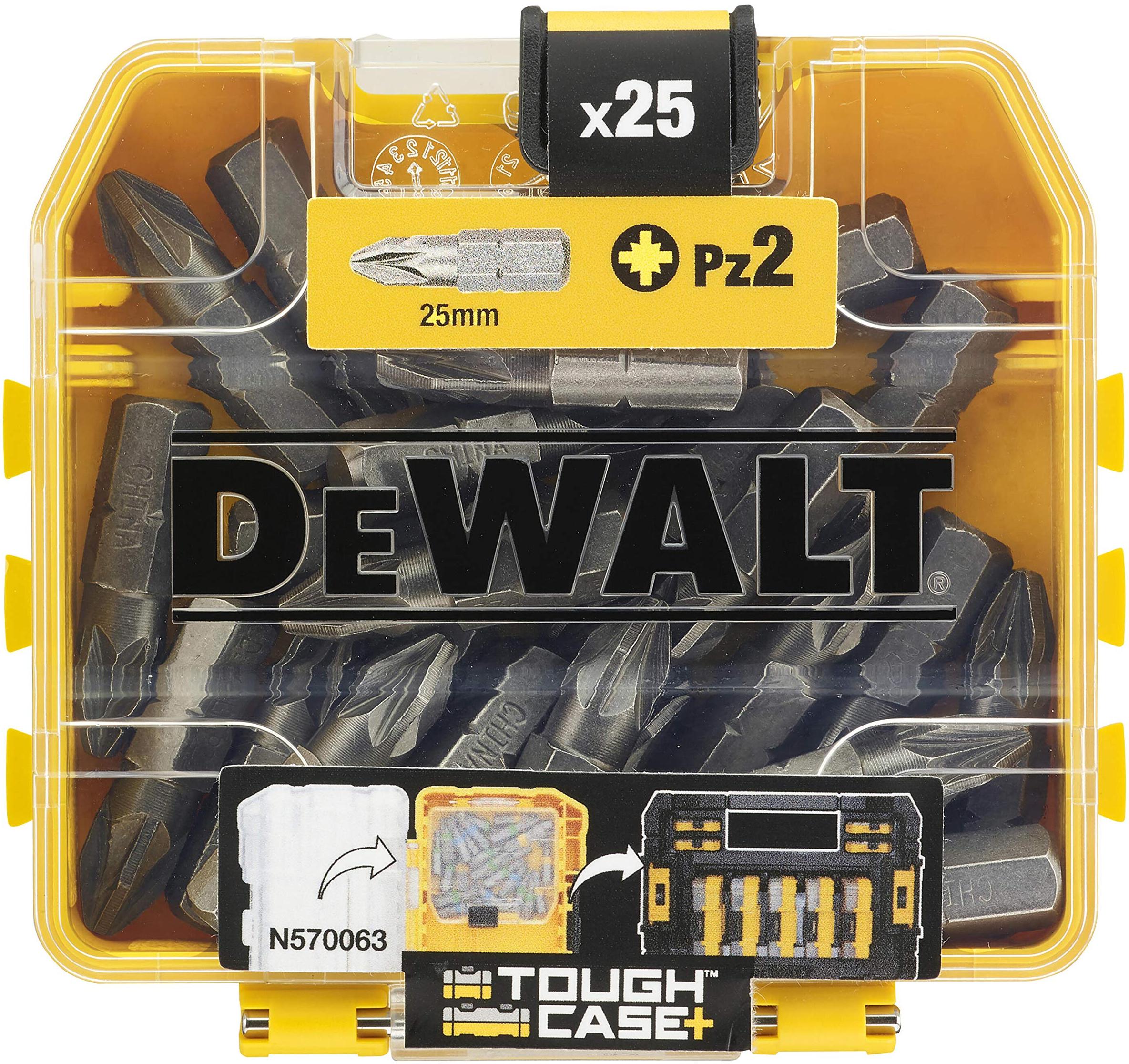 DeWalt Coffret embouts de vissage PZ2 25 mm EXTREME