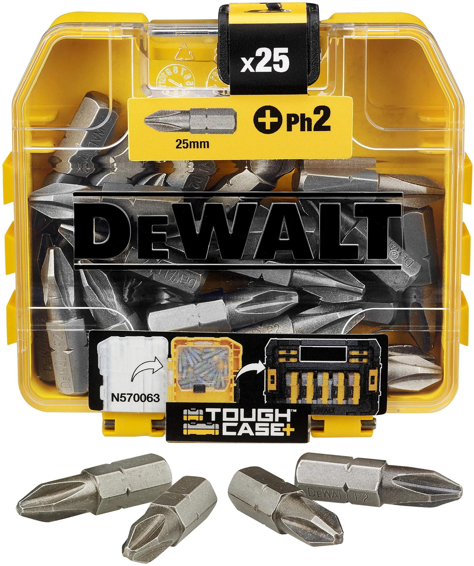 DeWalt Coffret embouts de vissage PH2 25 mm EXTREME