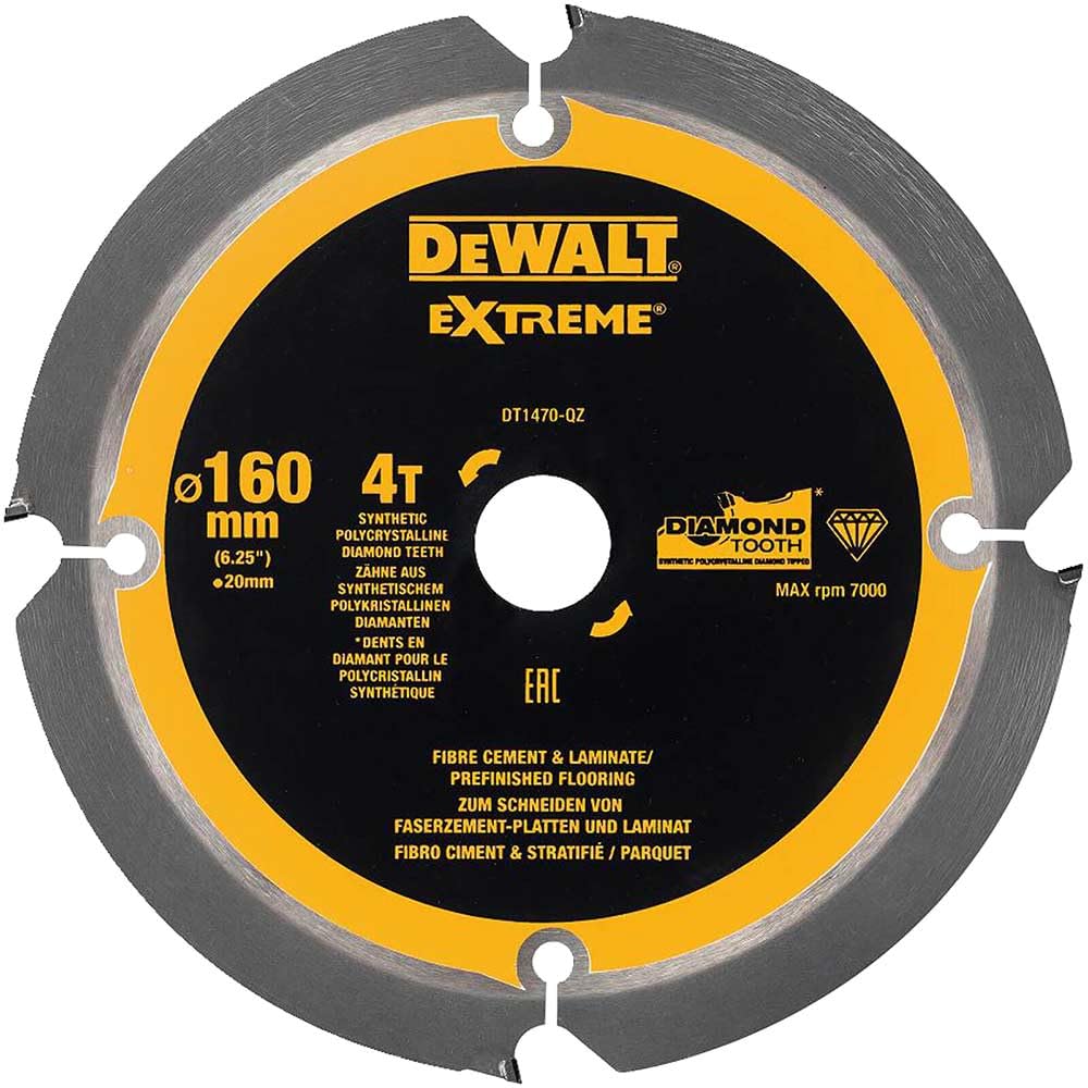 DeWalt DEWALT Kreissaegeblatt PCD 160/20mm 4Z