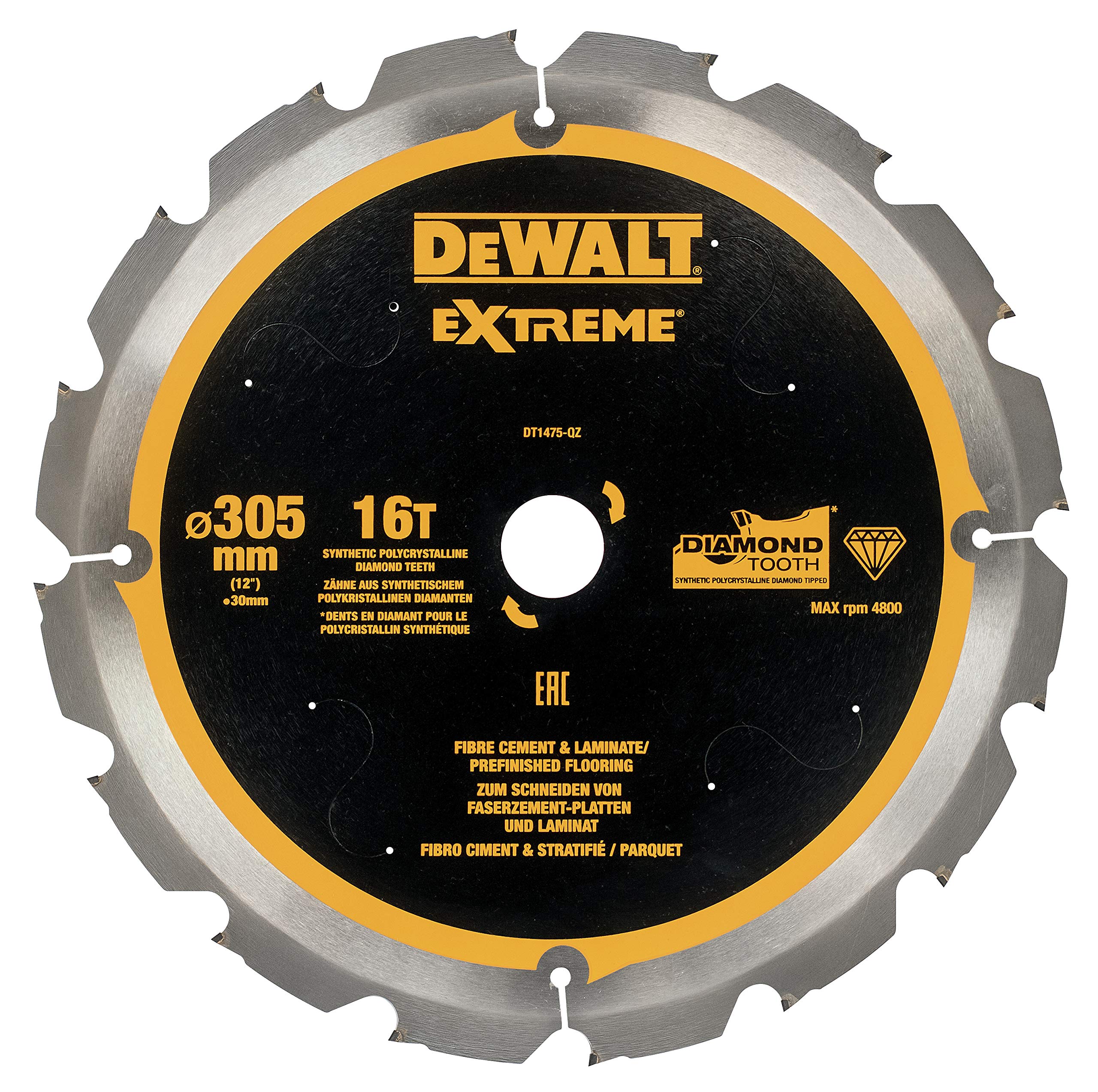DeWalt DEWALT Kreissaegeblatt PCD 305/30mm 16Z