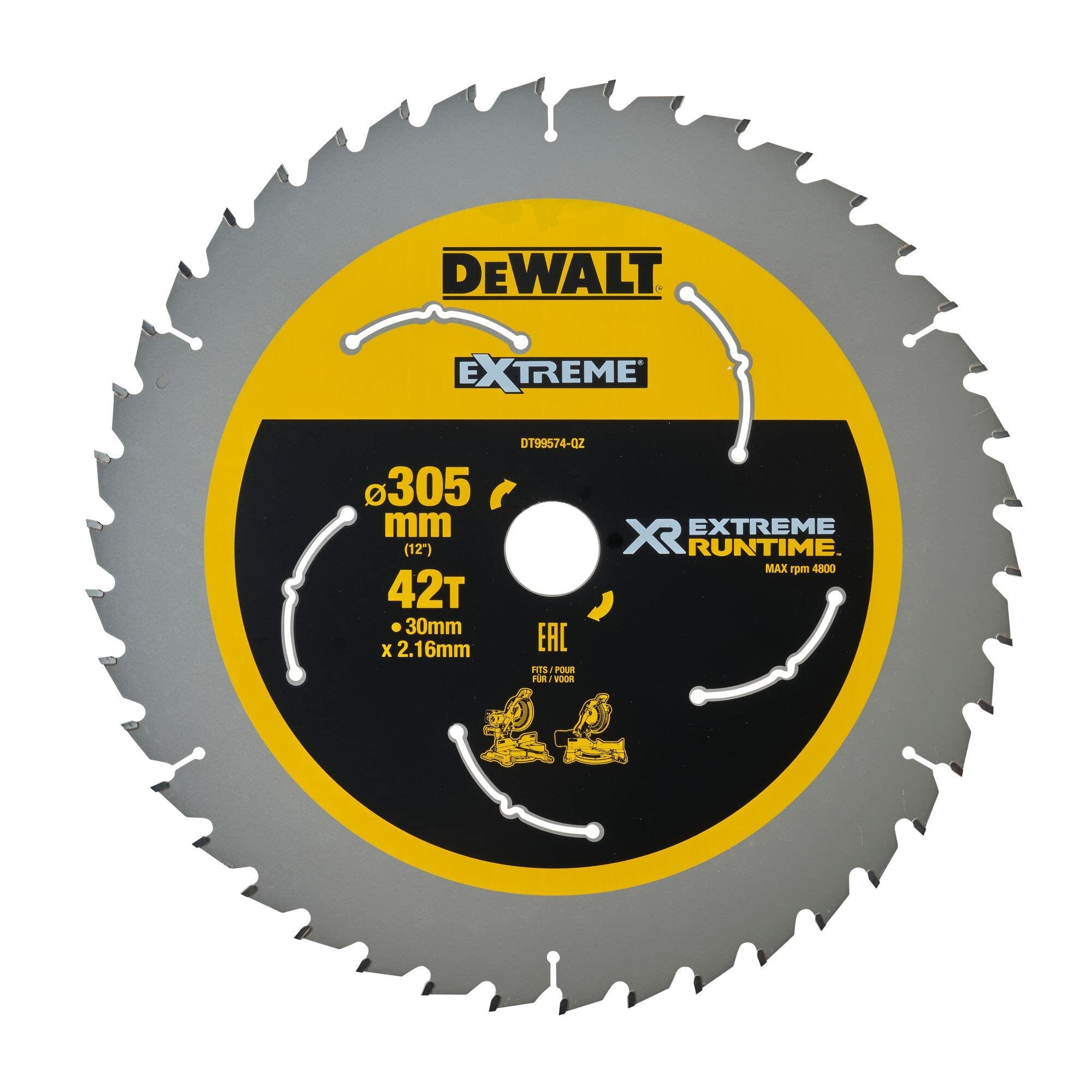 DeWalt DEWALT Flexvolt Kreissaegeblatt stat. 305/30mm 42WZ/FZ