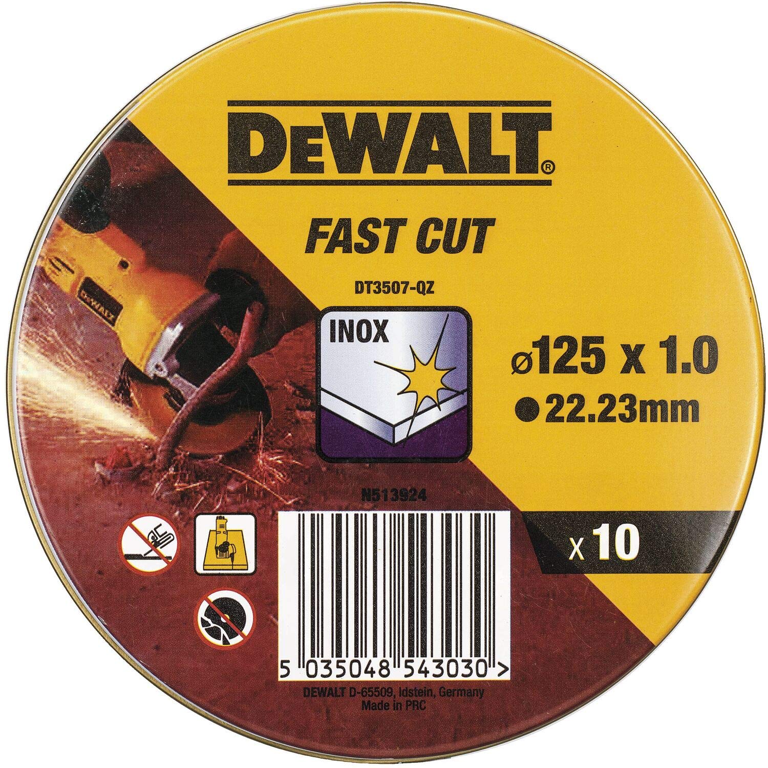 DeWalt DEWALT Trennscheibe 125x1x22,23 mm Inox