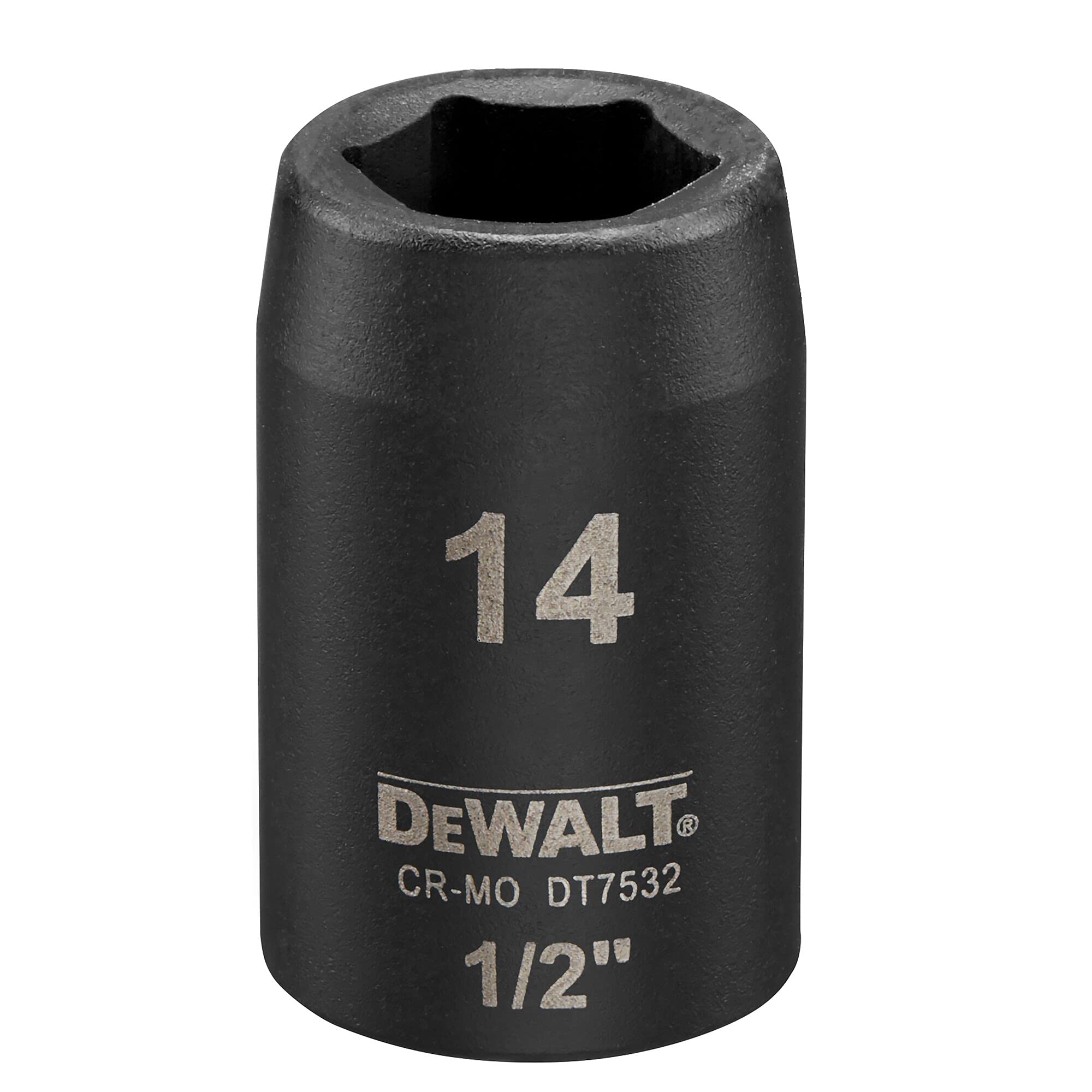 DeWalt DEWALT Steckschluessel kurz 14mm 1/2 Schlagfest