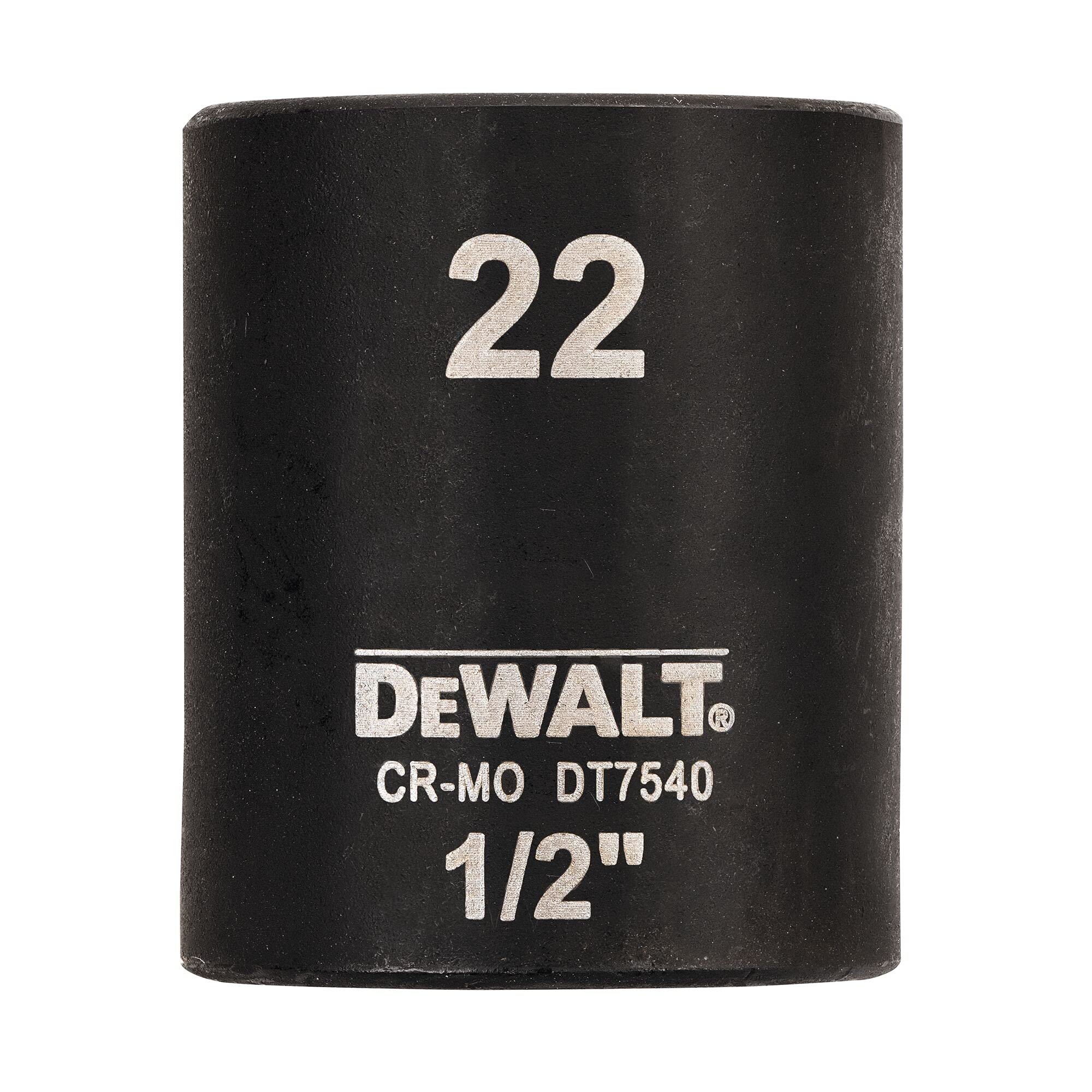 DeWalt DEWALT Steckschluessel kurz 22mm 1/2 Schlagfest