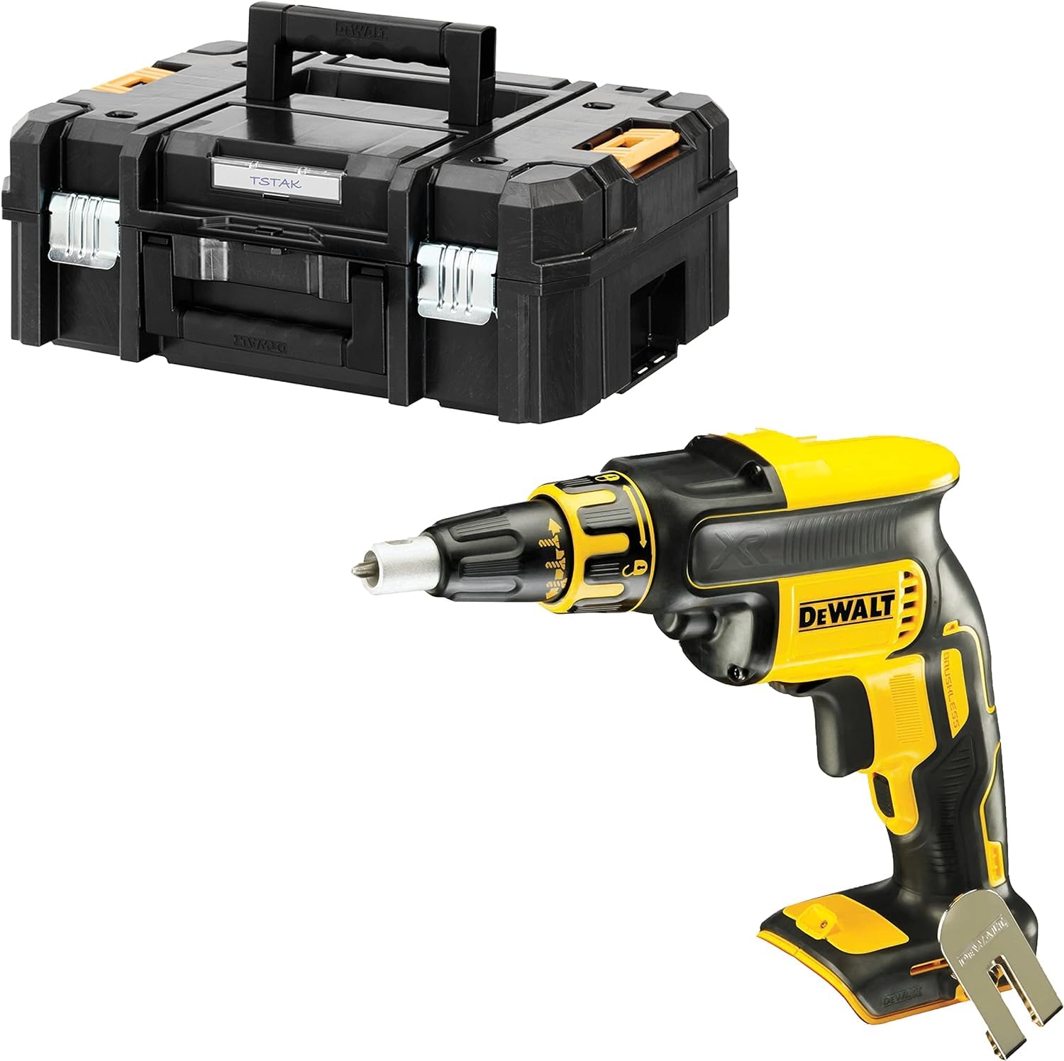 DeWalt Visseuse plaque de plâtre 18V  XR (sans batterie ni chargeur) en coffret TSTAK II