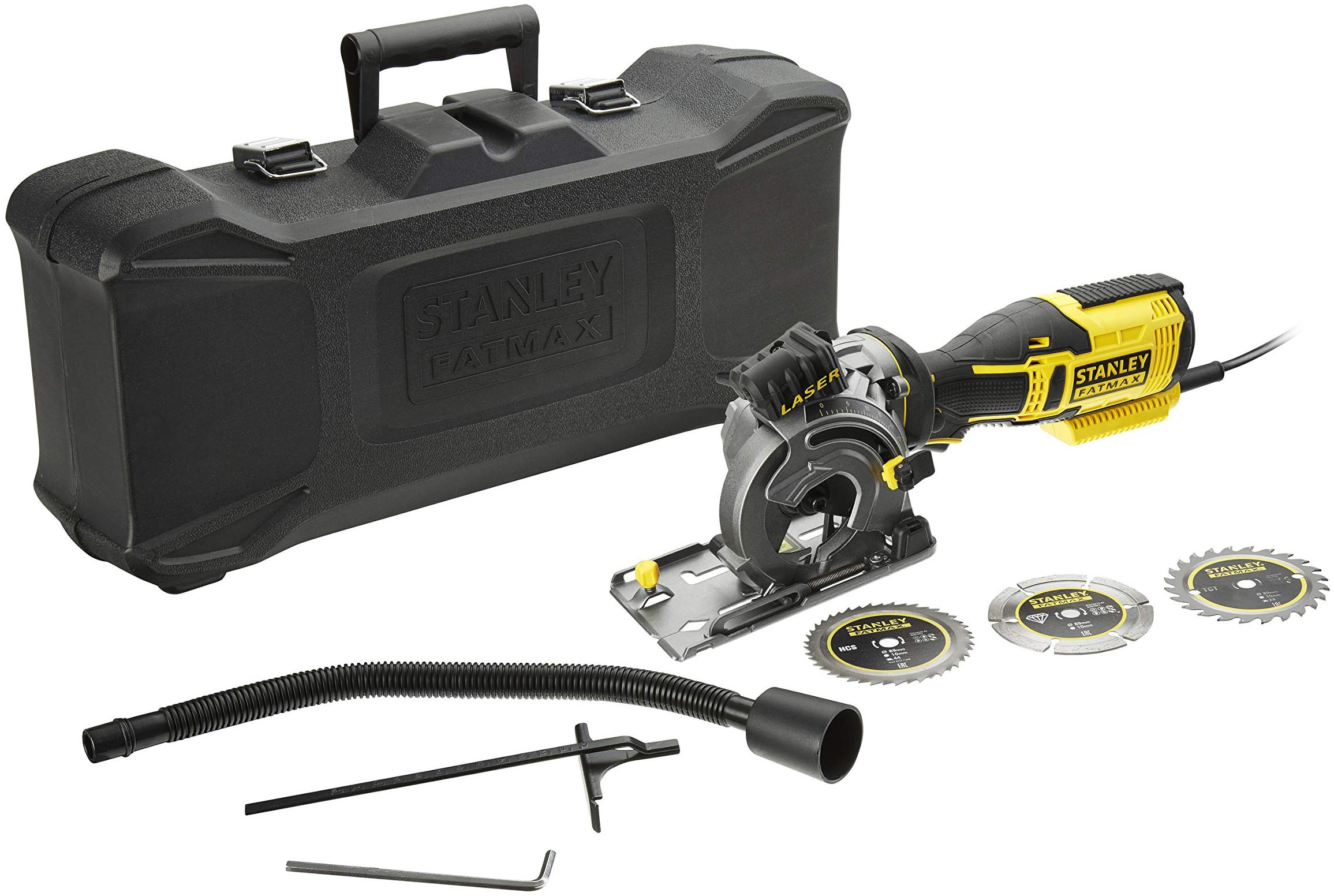 Stanley FME380K Scie Circulaire Multimatériaux Meuleuse d'angle 650W Ø 89 mm
