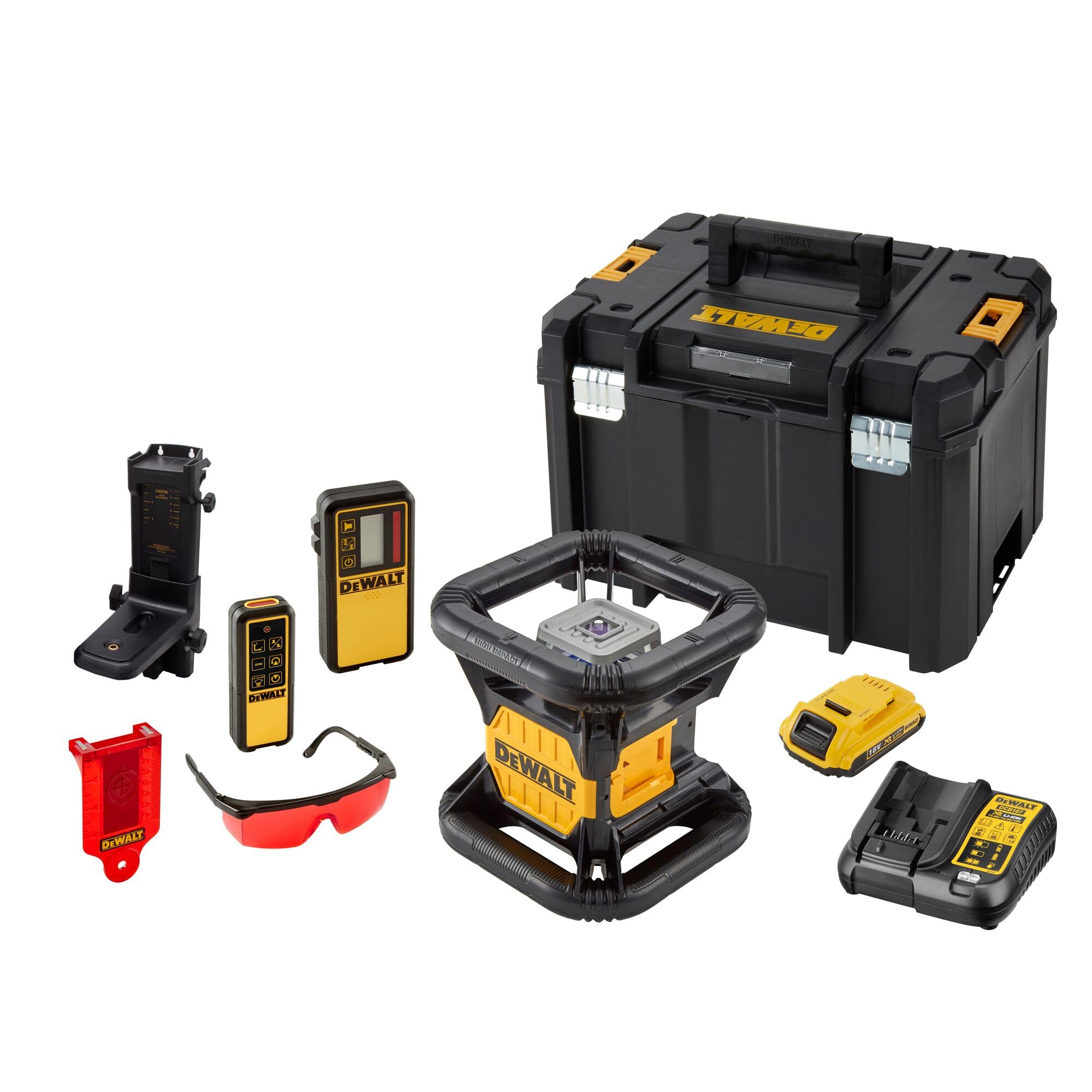 DeWalt DEWALT Rotationslaser, Vertikal-Lot doppelt,rot