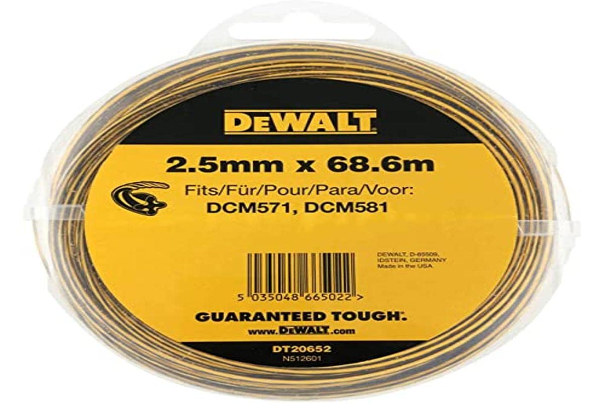 DeWalt DEWALT Flexvolt Trimmer-Faden, 68,6 m / 2,5 mm