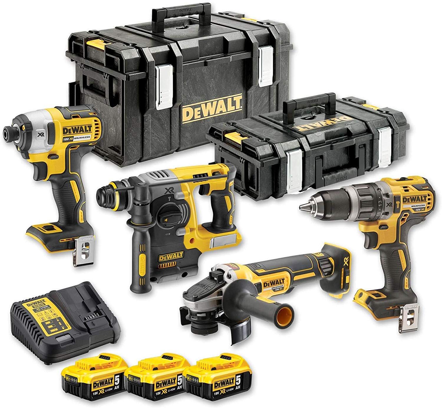 DeWalt DEWALT Akku-Kombopack (4-tlg.), 18 Volt