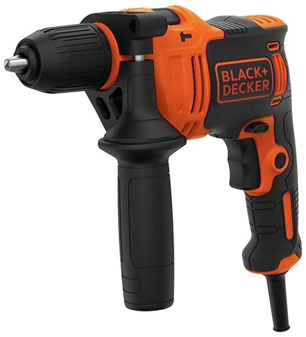 Stanley perceuse black + decker à percussion beh710k 710 W sans batterie avec fil