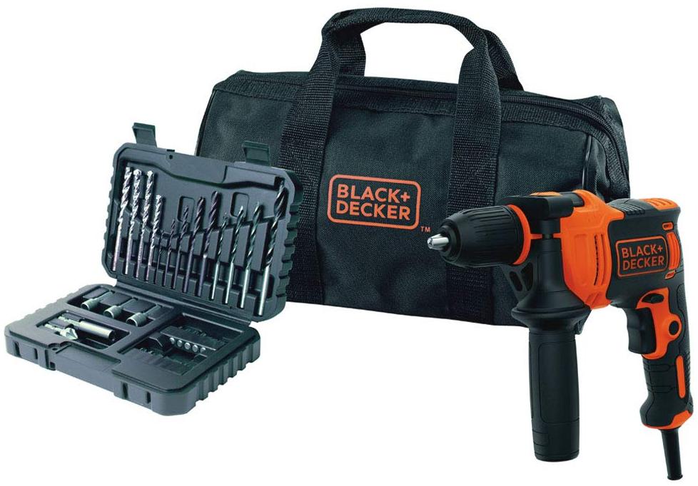BLACK & DECKER perceuse BLACK + DECKER à percussion Beh710Sa32-Qs 18.0 V 710 sans batterie 1.0 sans coffret