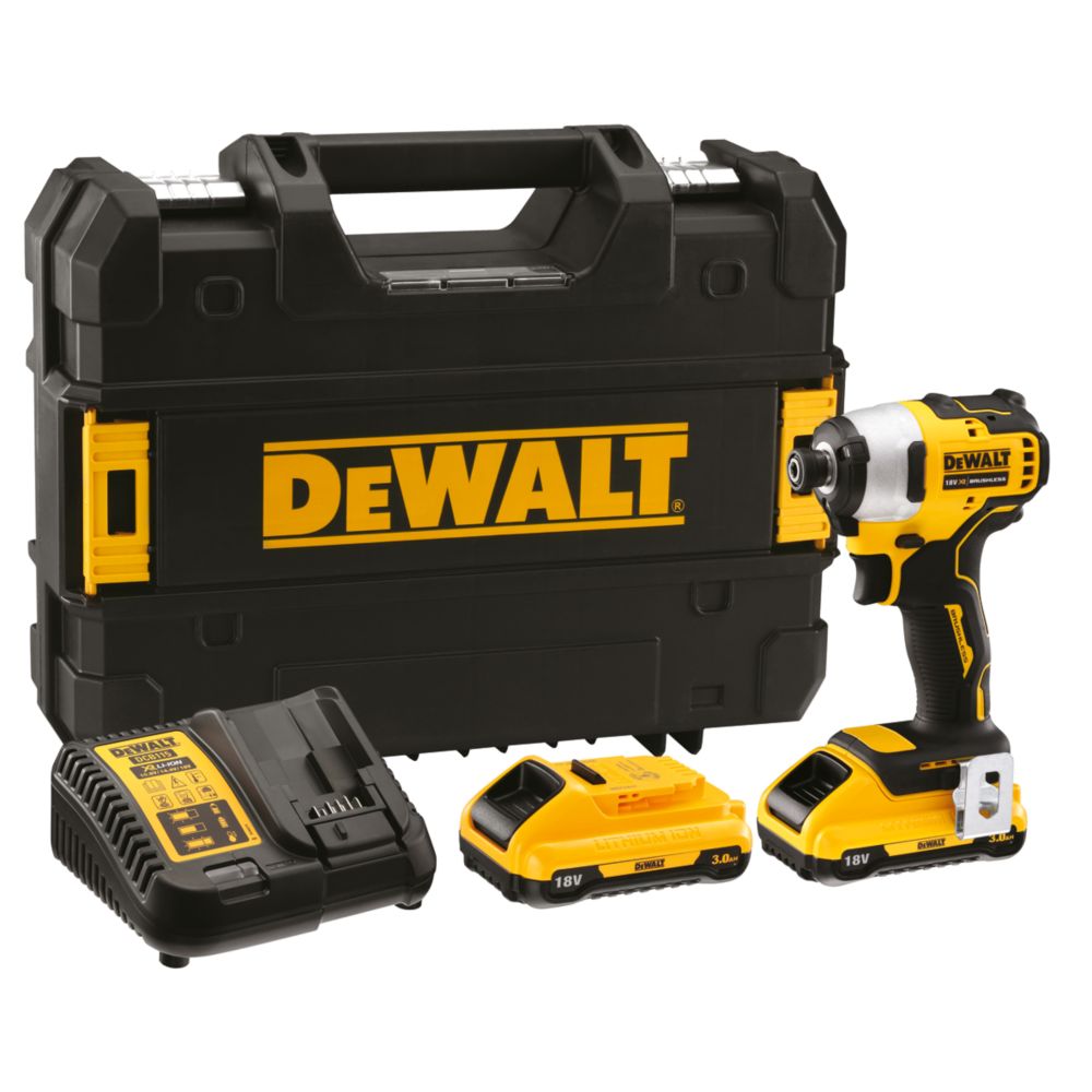 DeWalt Visseuse à choc sans fil brushless DCF809L2T-QW 18V 1 x 3Ah Li-ion XR