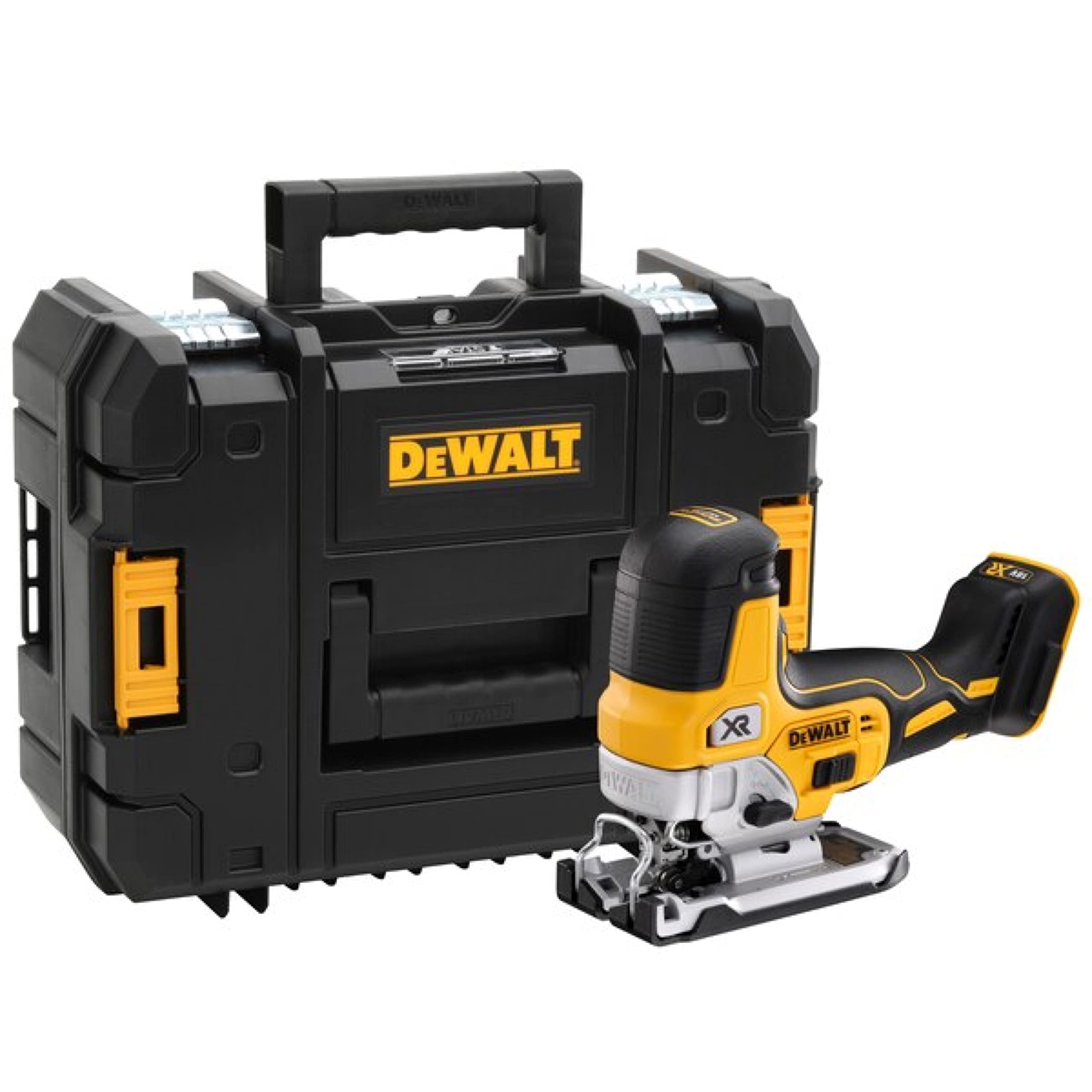 DeWalt Scie sauteuse XR 18V à prise par le corps (sans batterie ni chargeur) + coffret TSTAK