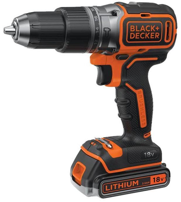 BLACK & DECKER Perceuse visseuse à percussion sans fil 18V