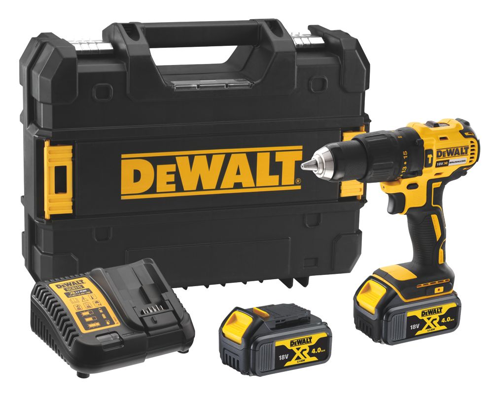 DeWalt Perceuse visseuse à percussion sans fil brushless DCD778M2T-QW XR Li-Ion 18V 4,0Ah