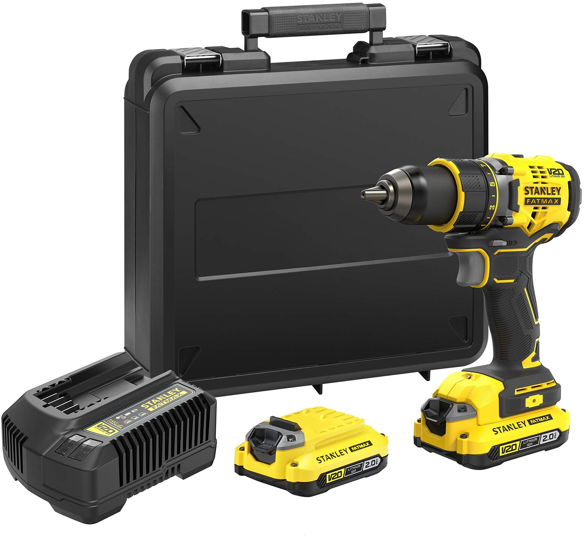 Stanley perceuse  visseuse SFMCD720D2K-QW 18.0 V avec batterie 2 2 sans coffret