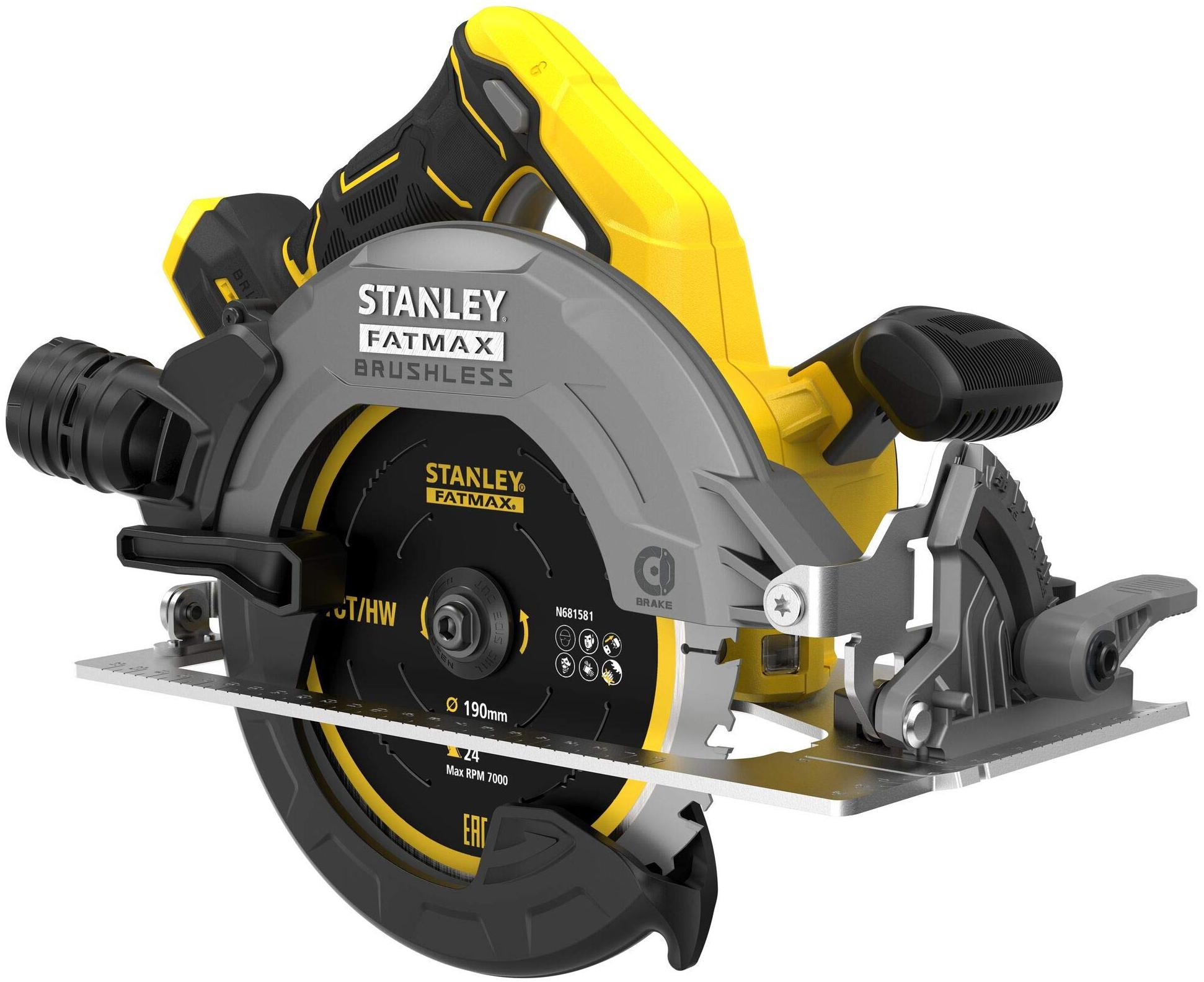 Stanley Fatmax Stanley Fatmax Scie circulaire sans fil SFMCS550B Gamme V20 18V 190 mm
