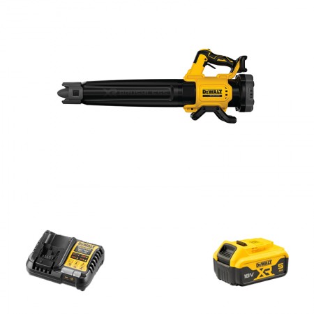 DeWalt Souffleur 18V DCMBL562N-XJ + 1 batterie 18V 5 Ah + 1 chargeur DCB1104-QW