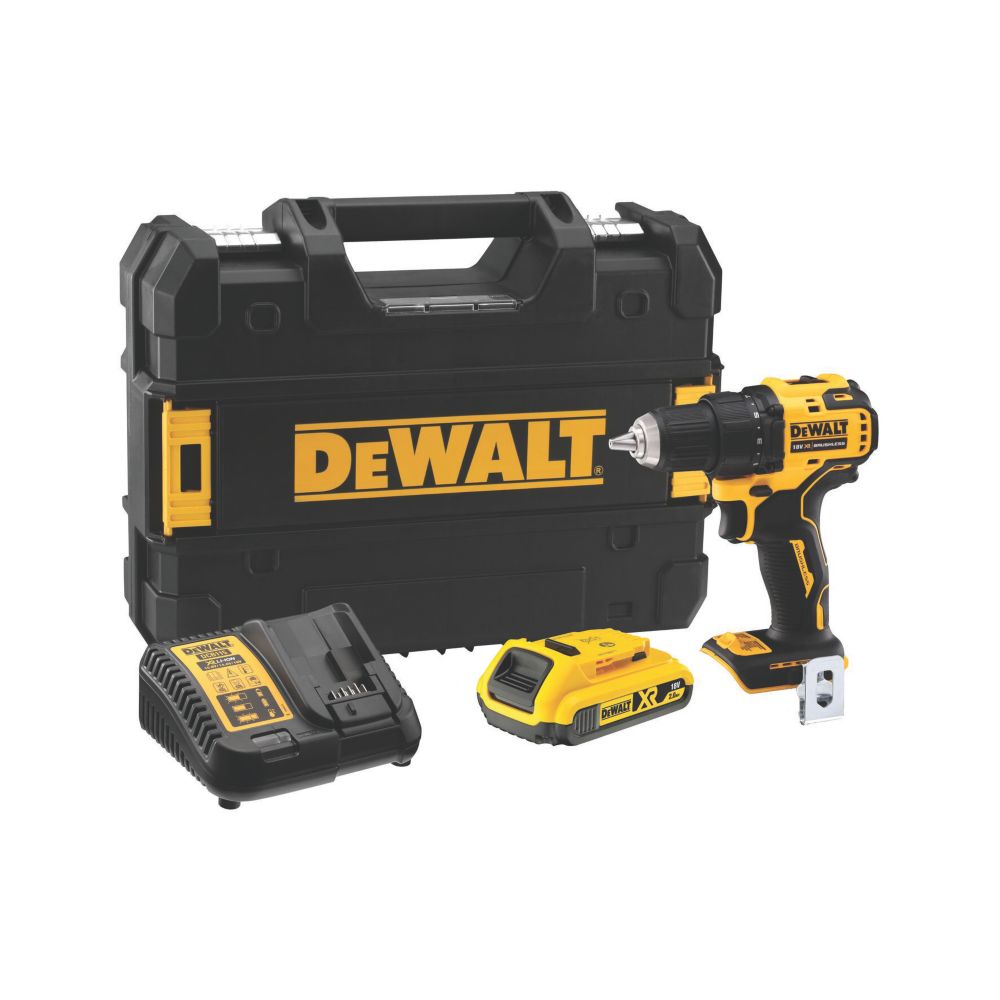 DeWalt Perceuse visseuse sans fil brushless DCD708D1T-QW 18V 1 x 2,0Ah Li-Ion XR