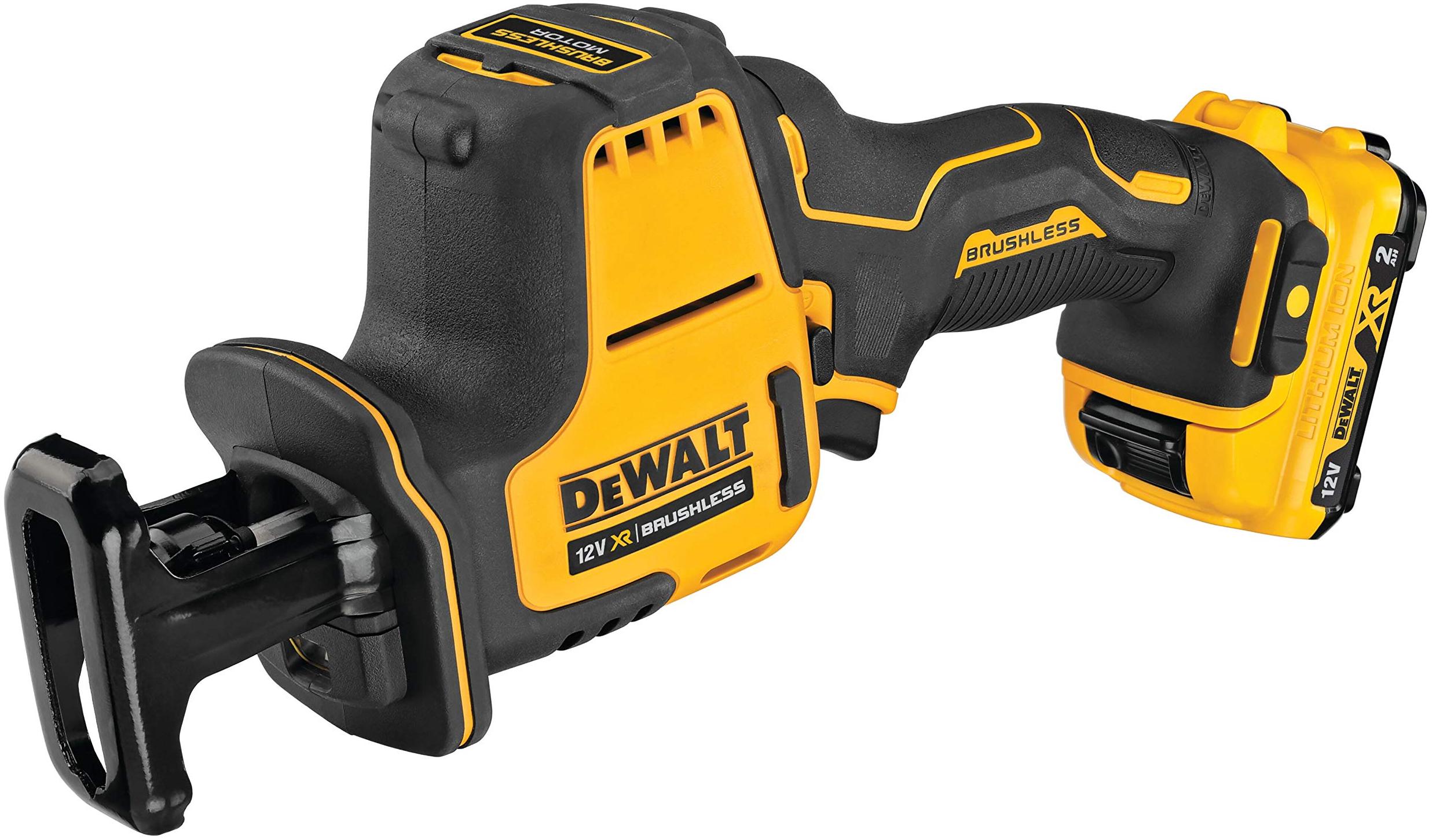 DeWalt Scie Sabre Compacte Dewalt Dcs312d2-qw Xr 12v 2ah Li-ion Brushless