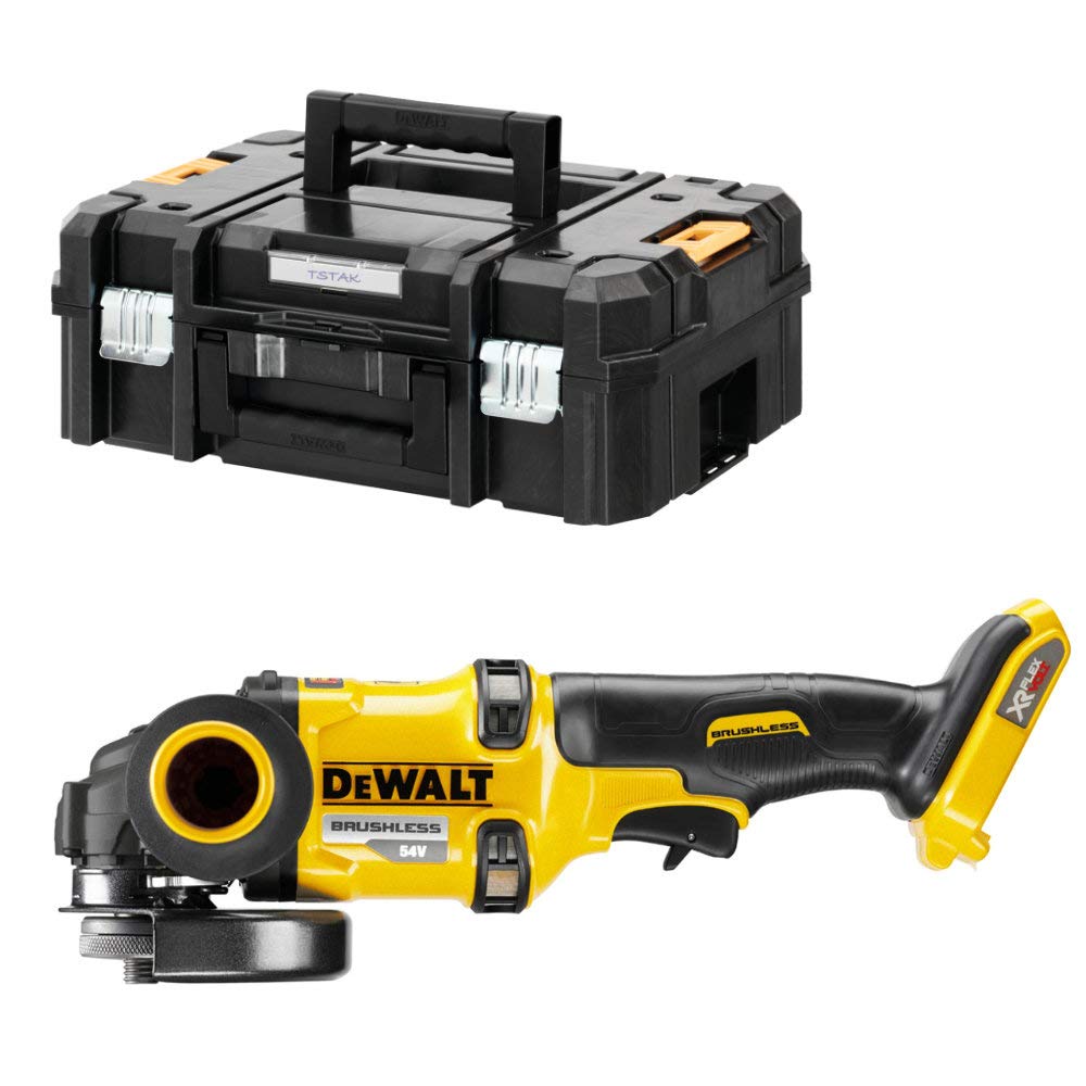 DeWalt Meuleuse d'angle 54V XR Flexvolt BL 125mm (sans batterie ni chargeur) en coffret T-Stak II