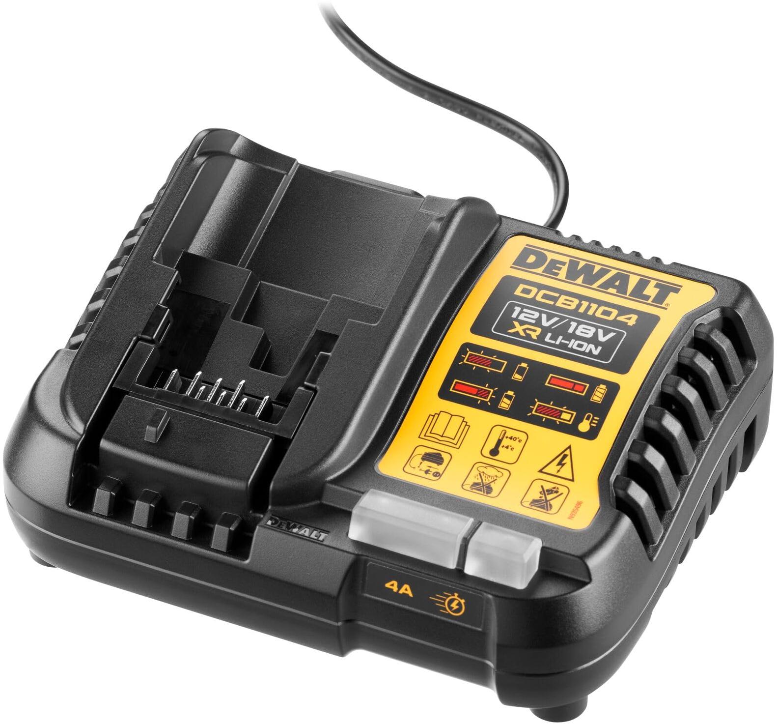 DeWalt Chargeur universel DCB1104-QW 10.8V à 18V