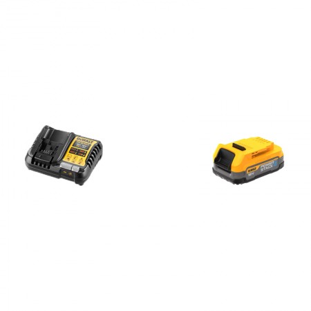 DeWalt Pack 1 batterie Powerstack 18V 1,7 Ah + Chargeur DCB1104-QW