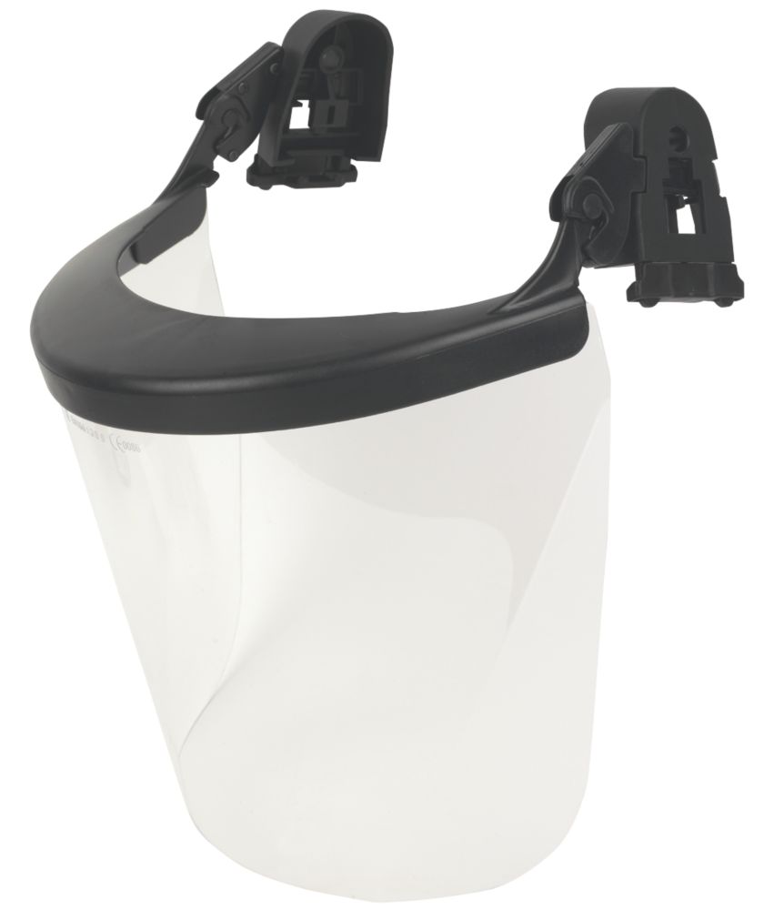 JSP Kit de visière pour casque de sécurité Evolution noir / transparent