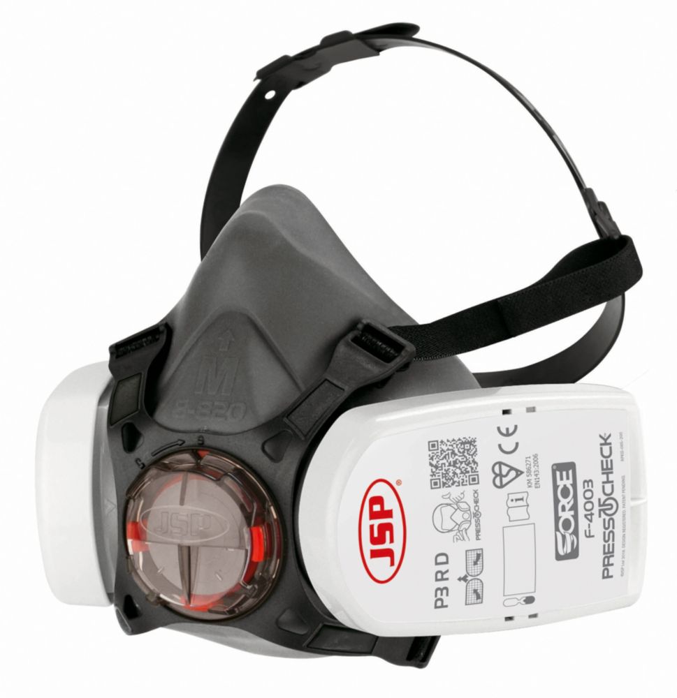 JSP Appareil de protection respiratoire Force 8 avec filtres P3 testables par pression