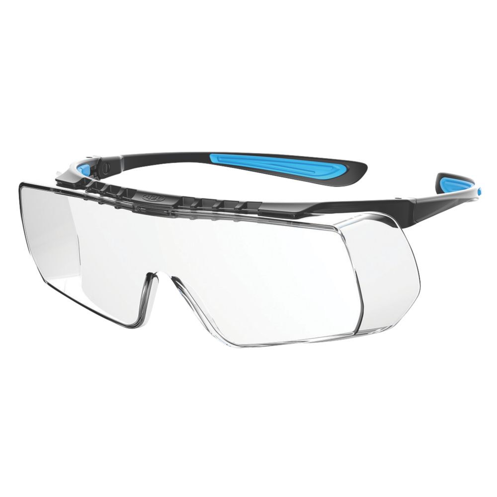JSP Surlunettes de sécurité incolores Stealth Coverlite