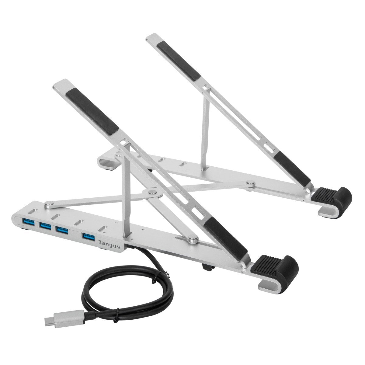 TARGUS Modèle du produit : BASE PORTATIL CON HUB INTEGRADO 4x USB- A PLATA