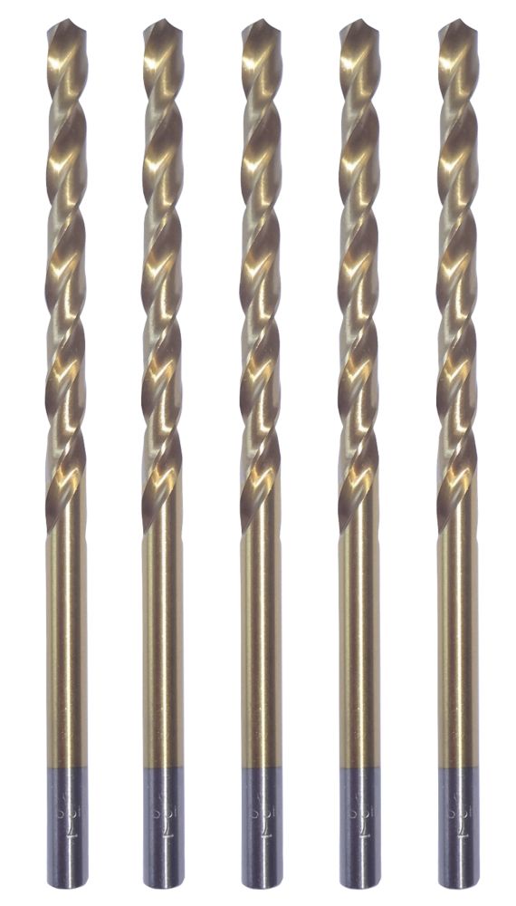 Erbauer Forets HSS longs 4 x 119mm, lot de 5
