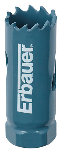 Erbauer Scie cloche sans foret pilote pour métal et bois Ø.20 mm