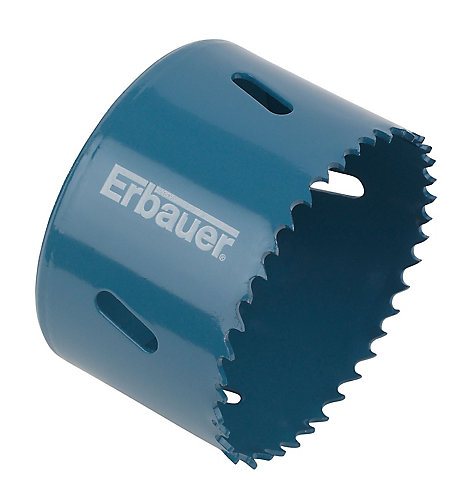 Erbauer Scie cloche sans foret pilote pour métal et bois Ø.64 mm