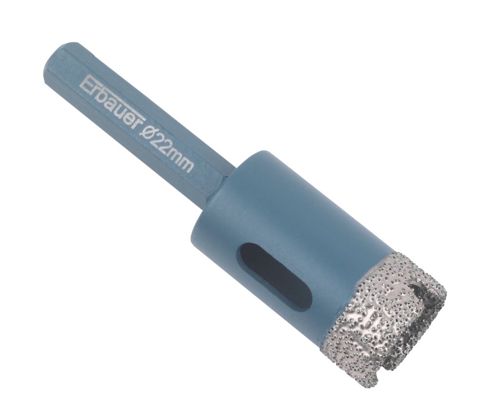 Erbauer Foret diamant pour carrelage 22 x 80mm