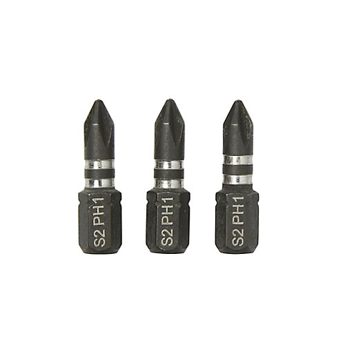 Erbauer Embout de vissage torsion impact PH1 25 mm