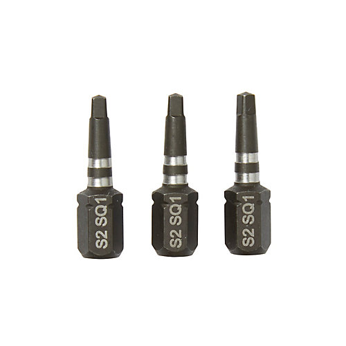 Erbauer Embout de vissage torsion impact SQ1 25 mm