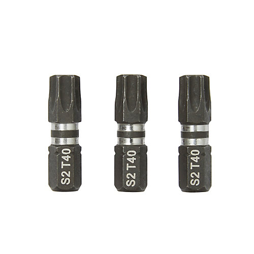 Erbauer Erbauer Embout de vissage torsion impact TX40 25 mm