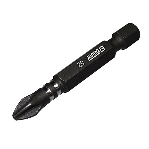 Erbauer Embout de vissage torsion impact PH2 50mm