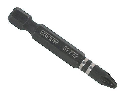 Erbauer Embout de vissage torsion impact PZ2 50mm
