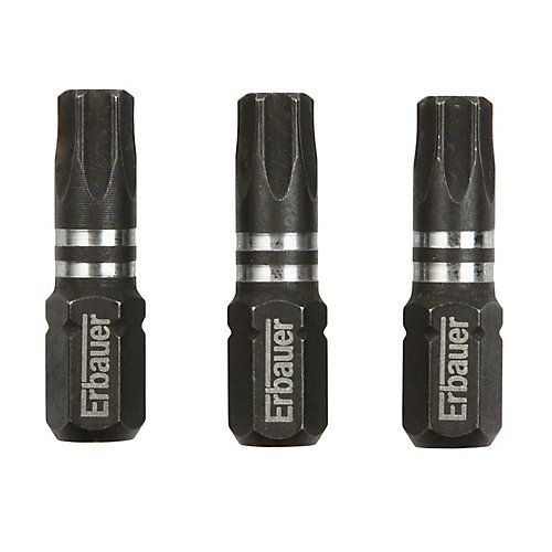 Erbauer Embout de vissage torsion impact TX30 25 mm