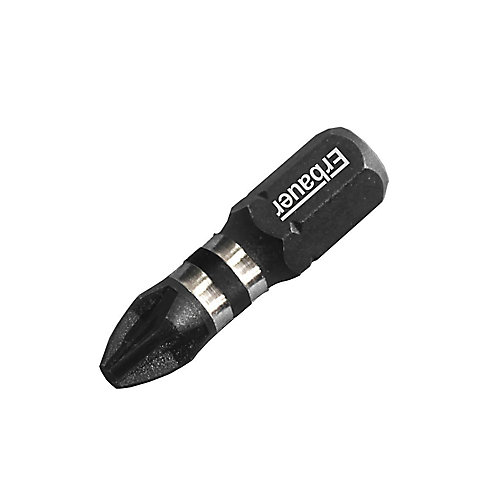 Erbauer Embout de vissage torsion impact PZ1 25 mm