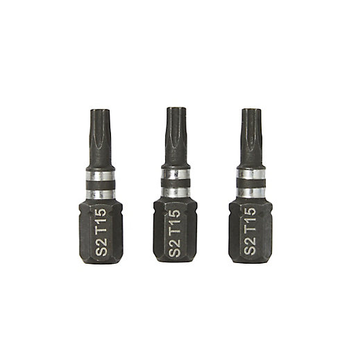 Erbauer Embout de vissage torsion impact TX15 25 mm